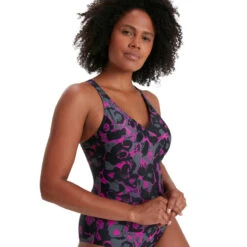 1-delig Bedrukt Zwempak Voor Dames Speedo Lexi -Badpak Verkoop Winkel 1 delig bedrukt zwempak voor dames speedo lexi 2