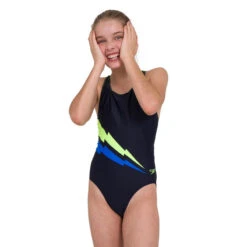 1-delig Meisjes Zwempak Speedo Eco+ Dig Allov Leaderb -Badpak Verkoop Winkel 1 delig meisjes zwempak speedo eco dig allov leaderb 2