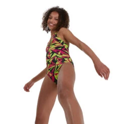 1-delig Meisjes Zwempak Speedo H-Boom Logo Medalist -Badpak Verkoop Winkel 1 delig meisjes zwempak speedo h boom logo medalist 2