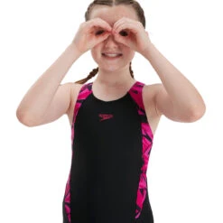 1-delig Meisjes Zwempak Speedo H-Boom Splice -Badpak Verkoop Winkel 1 delig meisjes zwempak speedo h boom splice 3