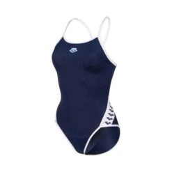 Arena Damesbadpak Icons Superfly Back - Navy/Wit -Badpak Verkoop Winkel arena damesbadpak icons superfly back navywit 2