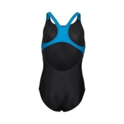 Arena Girl's Swim Pro Logo Swimsuit - Black/Turquoise -Badpak Verkoop Winkel arena girls swim pro logo swimsuit blackturquoise 3