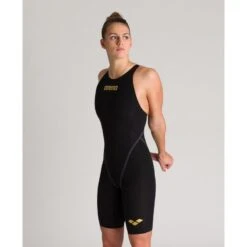 Badpak Verkoop Winkel -Badpak Verkoop Winkel arena powerskin carbon core fx closedback kneesuit black gold 1