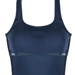 Badpak Met Pijpjes Voor Zwemmen Dames Heva -Badpak Verkoop Winkel badpak met pijpjes voor zwemmen dames heva marineblauw 5