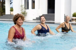 Badpak Voor Aquagym Mia Cupmaat D/E -Badpak Verkoop Winkel badpak voor aquagym mia dot blauw cupmaat de 4