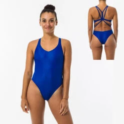 Badpak Voor Synchroonzwemmen Voor Volwassenen -Badpak Verkoop Winkel badpak voor synchroonzwemmen blauw 5