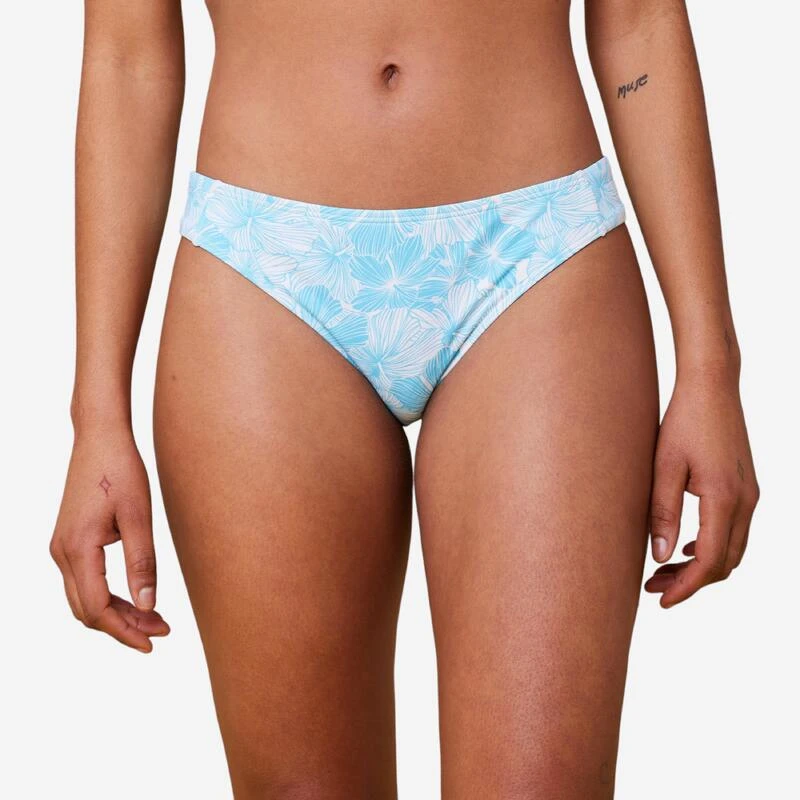 Roxy Bikinibroekje Voor Dames Hoog Uitgesneden Blauw 1 Roxy Bikinibroekje Voor Dames Hoog Uitgesneden Blauw