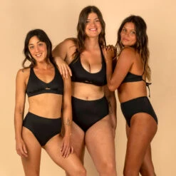 Bikinibroekje Voor Surfen Dames Romi Zwart Hoge Taille 12 Bikinibroekje Voor Surfen Dames Romi Zwart Hoge Taille -Badpak Verkoop Winkel bikinibroekje voor surfen dames romi zwart hoge taille 5