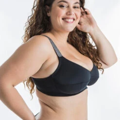 BIKINITOP ASTRID BALCONETTEMODEL MET COMFORTABELE BEUGELS IN TEXTIEL ZWART -Badpak Verkoop Winkel bikinitop astrid balconettemodel met comfortabele beugels in textiel zwart 4