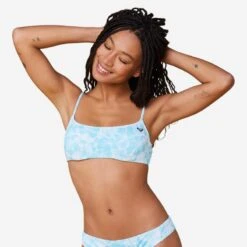 Roxy Bikinitop Voor Dames Blauw