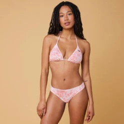 Badpak Verkoop Winkel -Badpak Verkoop Winkel bikinitop voor dames triangel koraal 1