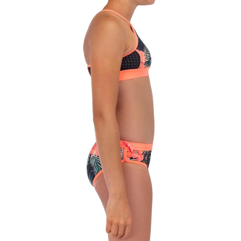 Bikinitop Voor Surfen Meisjes Baha 900 High Neck 6 Bikinitop Voor Surfen Meisjes Baha 900 High Neck - Afbeelding 6