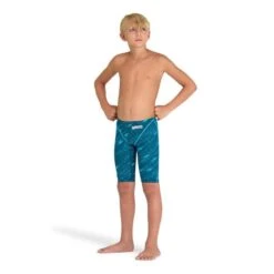 Arena Boys Powerskin Limited Edition ST VOLGENDE Jamm Eh - Schoon Zeeblauw -Badpak Verkoop Winkel boys powerskin limited edition st volgende jamm eh schoon zeeblauw 3