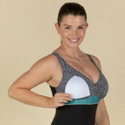 Corrigerend Damesbadpak Kaipearl Triki -Badpak Verkoop Winkel corrigerend badpak voor zwemmen dames kaipearl triki leo zwart 4