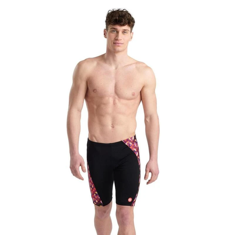 Arena Crazy Panel Jammer - Zwart/Multi 1 Arena Crazy Panel Jammer - Zwart/Multi