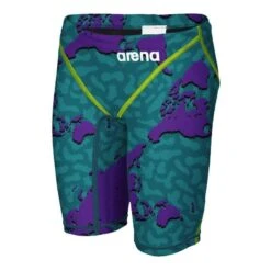 Arena Jammer Junior Édition Limitée Powerskin ST 2.0 Garçon - Purple Map - Taille