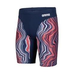 Arena Jammer Met Marmerprint - Marineblauw/Rood/Multi 9 Arena Jammer Met Marmerprint - Marineblauw/Rood/Multi -Badpak Verkoop Winkel jammer met marmerprint marineblauwroodmulti 3
