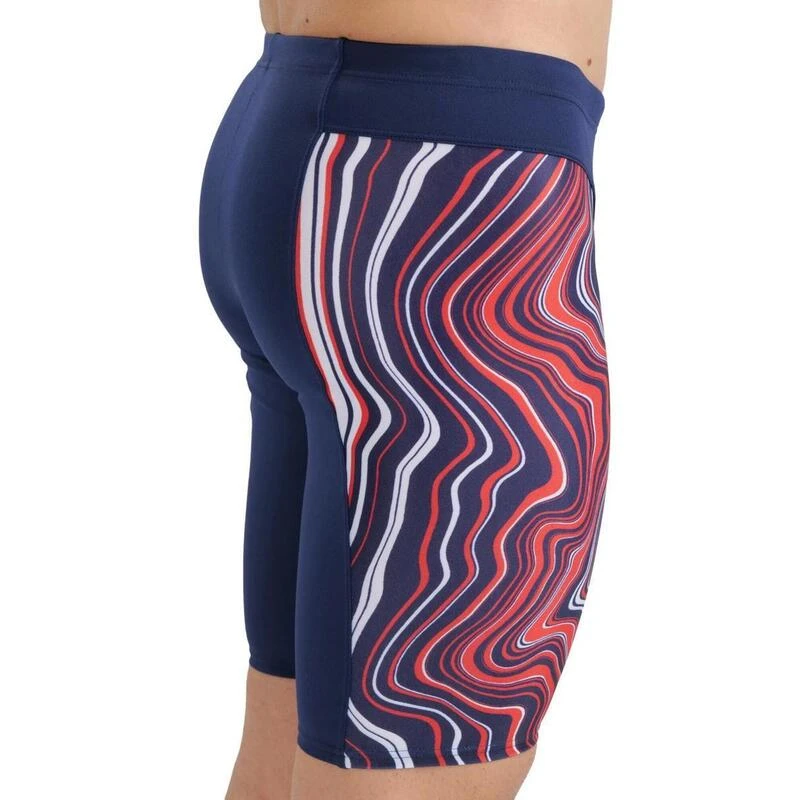 Arena Jammer Met Marmerprint - Marineblauw/Rood/Multi 5 Arena Jammer Met Marmerprint - Marineblauw/Rood/Multi - Afbeelding 5