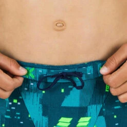 Jammer Zwemshort Voor Jongens 500 First All Mask -Badpak Verkoop Winkel jammer zwemshort voor jongens fiti all map blauw geel 4