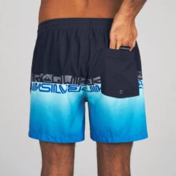 Quiksilver Korte Boardshort Voor Surfen Heren Zwart Blauw -Badpak Verkoop Winkel korte boardshort voor surfen heren zwart blauw 4