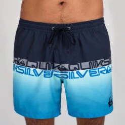 Quiksilver Korte Boardshort Voor Surfen Heren Zwart Blauw -Badpak Verkoop Winkel korte boardshort voor surfen heren zwart blauw 5