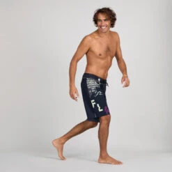 Badpak Verkoop Winkel -Badpak Verkoop Winkel lange boardshort voor surfen digibug zwart groen 1
