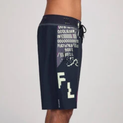 Lange Boardshort Voor Surfen 900 Tiger Dude -Badpak Verkoop Winkel lange boardshort voor surfen digibug zwart groen 2