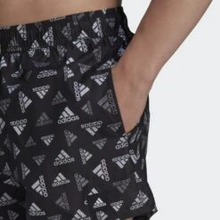ADIDAS Logo Print CLX Zeer Korte Zwemshort -Badpak Verkoop Winkel logo print clx zeer korte zwemshort 3