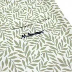 Mr.Bowmont Just Leaf It Zwembroek Gebroken Wit/olijfgroen -Badpak Verkoop Winkel mrbowmont just leaf it zwembroek gebroken witolijfgroen 3