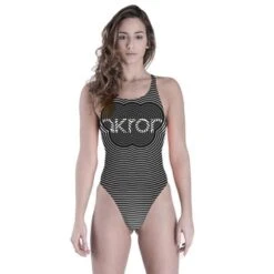 Olly Circle Meisjes Badpak Akron - Zwart