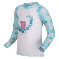 Regatta Peppa Pig Rash Suit Set Voor Kinderen - Lichtblauw