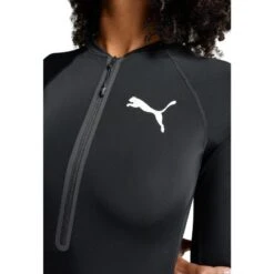 PUMA Swim Surfpak Voor Dames Met Lange Mouwen Zwart -Badpak Verkoop Winkel puma swim surfpak voor dames met lange mouwen zwart 2