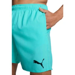 Puma Zwembroek Heren Mid Shorts Electric Mint -Badpak Verkoop Winkel puma zwembroek heren mid shorts electric mint 2