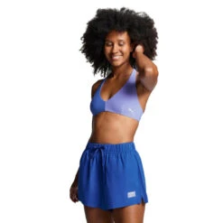 Puma Zwemshort Dames High Waist Elektro Purple -Badpak Verkoop Winkel puma zwemshort dames high waist elektro purple 2