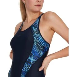 Speedo Allover Panel Laneback Badpak -Badpak Verkoop Winkel speedo allover panel laneback badpak 2