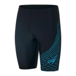 Speedo Medley Logo Jammer - Black/ Pool 8 Speedo Medley Logo Jammer - Black/ Pool -Badpak Verkoop Winkel speedo medley logo jammer black pool 3
