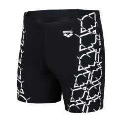 Arena Swim Graphic Mid Jammer - Zwart 13 Arena Swim Graphic Mid Jammer - Zwart -Badpak Verkoop Winkel swim graphic mid jammer zwart 6