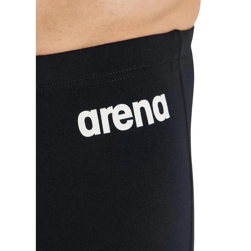 Arena Team Solid Jammer - Zwart/Wit 4 Arena Team Solid Jammer - Zwart/Wit - Afbeelding 4