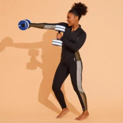 Vest Voor Aquagym Aquabike Lange Mouwen Rits Lia Kaki 13 Vest Voor Aquagym Aquabike Lange Mouwen Rits Lia Kaki -Badpak Verkoop Winkel vest voor aquagym aquabike lange mouwen rits lia kaki 3