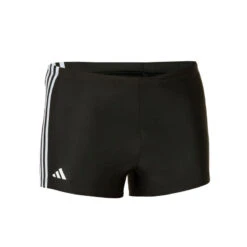 ADIDAS Zwemboxer Voor Heren 3S Zwart Wit -Badpak Verkoop Winkel zwemboxer voor heren 3s zwart wit 4