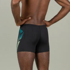 Speedo Zwemboxer Voor Heren TRICK Zwart/groen -Badpak Verkoop Winkel zwemboxer voor heren trick zwartgroen 2