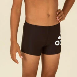 ADIDAS Zwemboxer Voor Kinderen Zwart Wit Met Logo -Badpak Verkoop Winkel zwemboxer voor kinderen zwart wit met logo 3