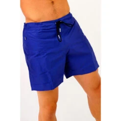 Zwembroek Heren White Tip Donker Blauw