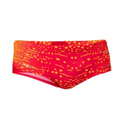 ZWEMSLIP MET BREDE ZIJKANT VOOR HEREN 900 KOLI -Badpak Verkoop Winkel zwembroek met brede zijkant 900 baleo rood oranje 4