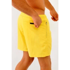 Zwemshort Heren White Tip Geel -Badpak Verkoop Winkel zwemshort heren white tip geel 2