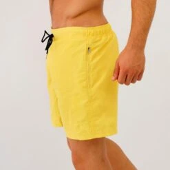 Zwemshort Heren White Tip Geel