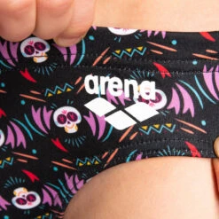 Arena Zwemslip Voor Kinderen Skull Zwart -Badpak Verkoop Winkel zwemslip voor kinderen skull zwart 4